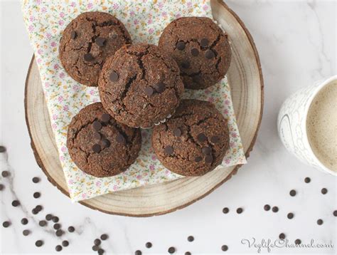 Muffins Con Farina Integrale Di Grano Saraceno E Gocce Di Cioccolato