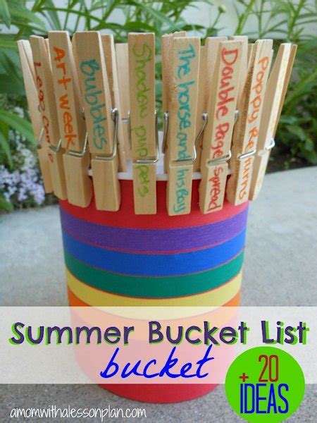 Summer Bucket List Bucket And Ideas Lesson Plans