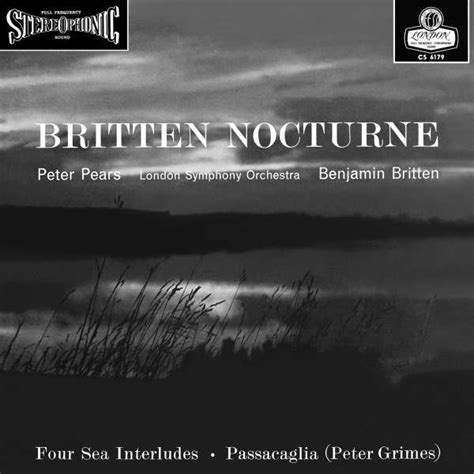 Benjamin Britten Nocturne für Tenor Kammerorchester op 60 180g