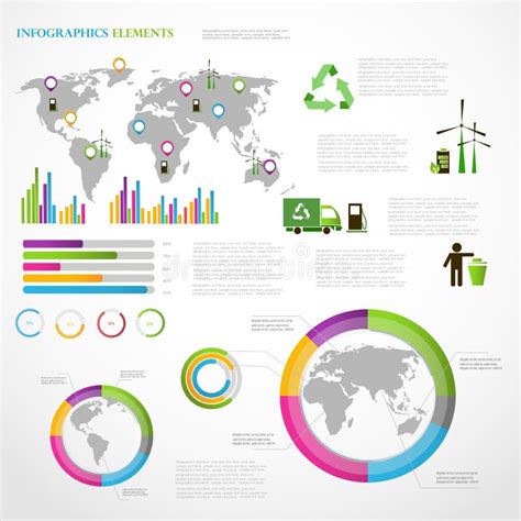 Sustainability Infographic Stock Vector Illustration Of Demographics