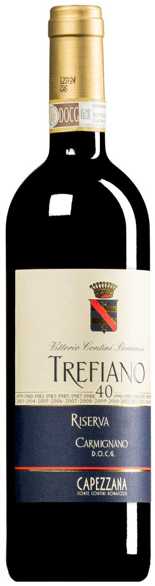 Trefiano Anni Rosso Carmignano Riserva Docg Bio Superiore De