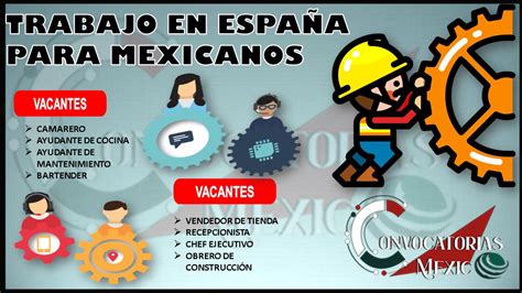 Trabajo en España para mexicanos 2023 2024 enero 2025