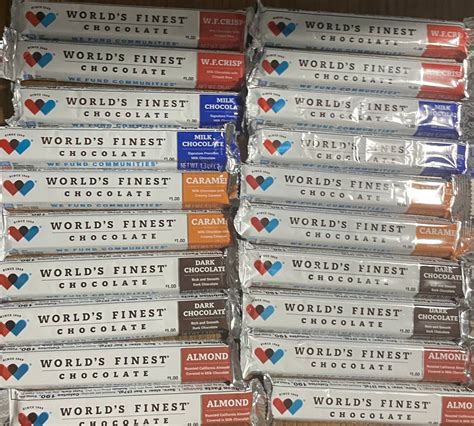 Worlds Finest Chocolate 20 Bars Variety Chocolate Etsy