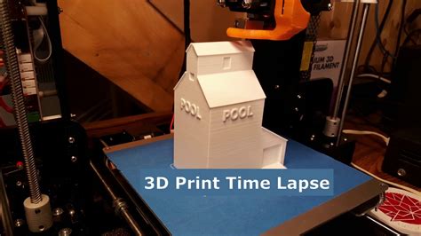 3d Print Time Lapse Youtube