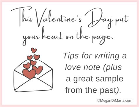 Ten tips for writing a memorable love letter