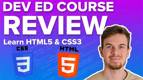 Dev Ed Course Review Learn Html And Css For Beginners Crash Course