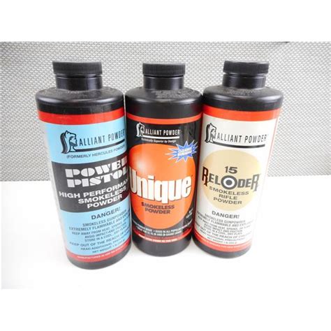 Assorted Alliant Smokeless Powder Lot