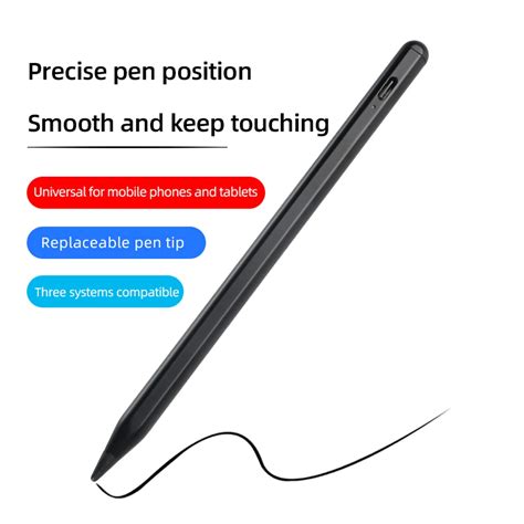 Caneta Stylus Sens Vel Press O Recarreg Vel Caneta Stylus Para IPad