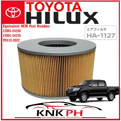 Toyota Hilux X L Dsl Ln Koji Air Filter Element