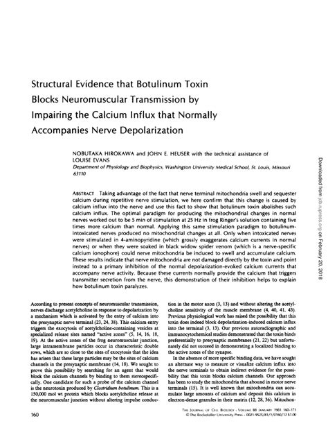 Fillable Online Structural Evidence That Botulinum Toxin Fax Email