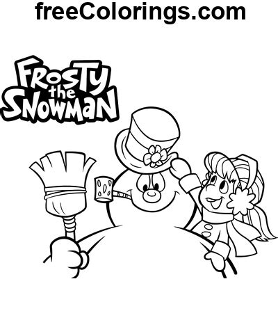 Affiche Frosty Le Bonhomme De Neige Coloriages Et Livres En Pdf