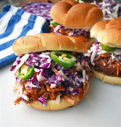 Pulled Pork Sandwich With Coleslaw