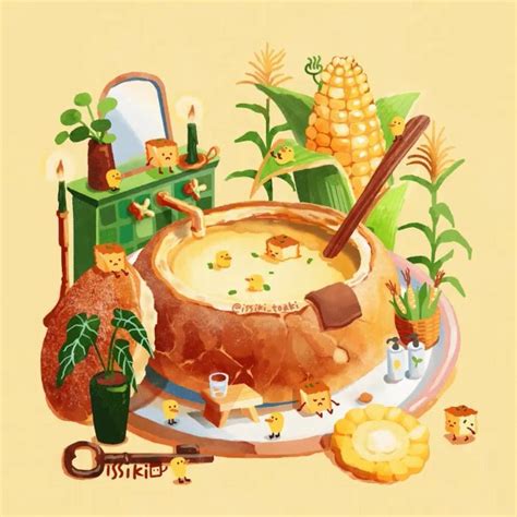 Pin By Jocelyn Dong On Drawings Food Illustration Art Cute Food