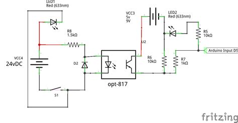 Led On With Optocoupler And Output General Electronics Arduino Forum