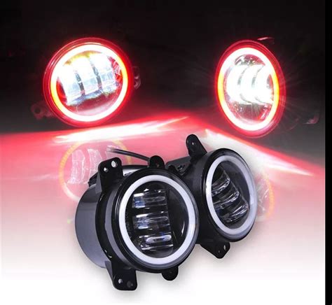 Faros Led Nieblas Aro Led Rojo Ford Ranger Al Scuderia