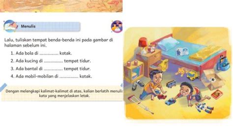 Kunci Jawaban Bahasa Indonesia Kurikulum Merdeka Kelas 1 SD Halaman 199