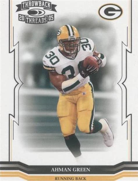 2005 Donruss Throwback Threads Ahman Green 54 For Sale EBay