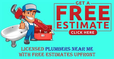 Local Plumber Near Me Free Estimate