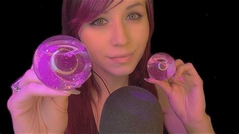 ASMR Water Globes Tapping Together Bubble Sounds YouTube