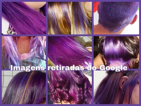 Descobrir 38 Imagem Pintando O Cabelo Violeta Genciana E Azul De