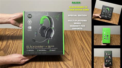 RAZER Blackshark V2 USB Sound Card Special Edition Multi Platform