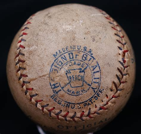 Lot Detail Babe Ruth Ty Cobb C 1927 1931 Autographed Baseball