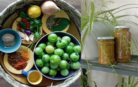 SPICY GREEN TOMATO CHUTNEY RECIPE - Wen