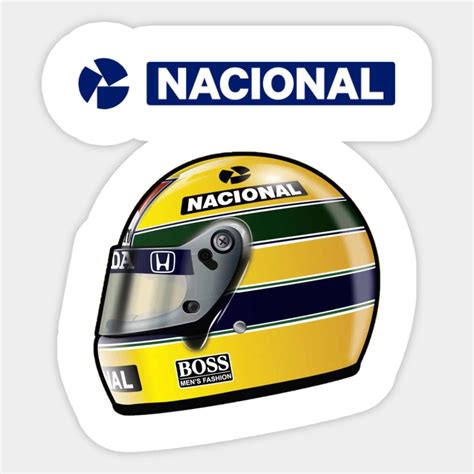 Ayrton Senna Nacional Classic Sticker Ayrton Senna Artofit