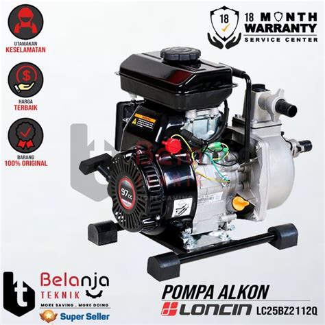 Jual LONCIN Mesin Pompa Air Alkon 1 Inch LC 25 4 Tak Di Lapak