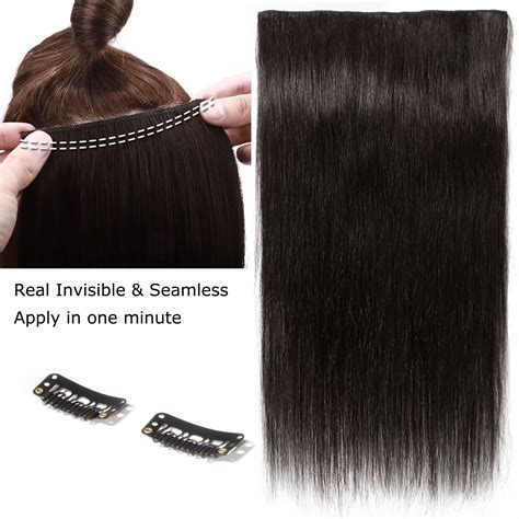 Benehair Clip In Hair Extensions One Piece 100 Remy Real Human Hair