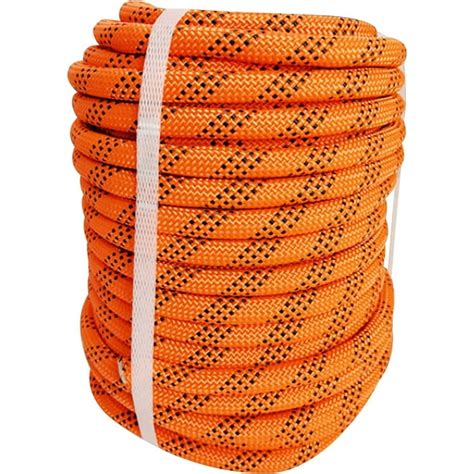 Waltyotur 37 In Double Braid Polyester Arborist Rigging Rope 150 Ft