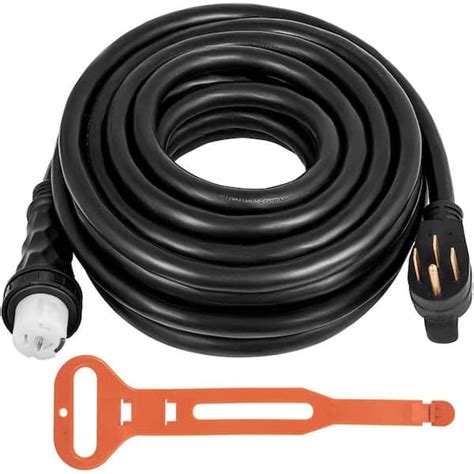 Vevor 75 Ft 50 Amp 250 Volt Generator Extension Cord Ul Listed Generator Power Cord With Twist