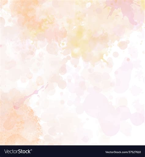 Pastel Coloured Hand Painted Watercolour Texture Vector Image