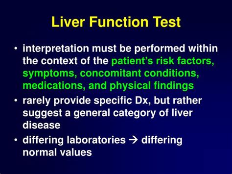 Ppt Liver Function Test Powerpoint Presentation Id5744363