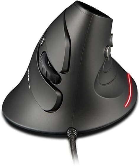 Zelotes Mouse Ergon Mico Dpi Mouse Vertical Con Cable Botones Usb