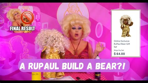 Rupaul Build A Bear Wig Transformation Youtube