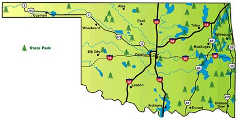 Oklahoma State Parks Map – Zip Code Map