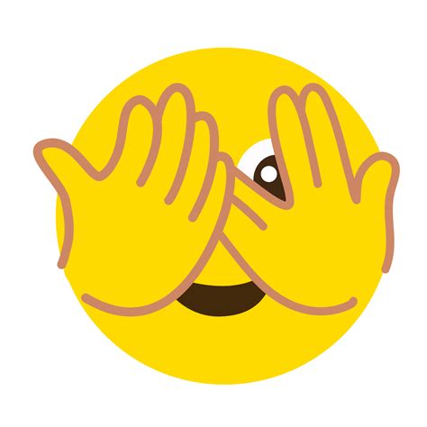 peeking face yellow emoji png file  png
