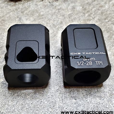 Glock 9mm Compensator Muzzle Brake 12 28 Tpi For Glock Threaded Barrel