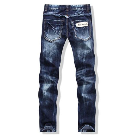 Sokotoo Mannen Mode Patchwork Spliced Ripped Jeans Grandado