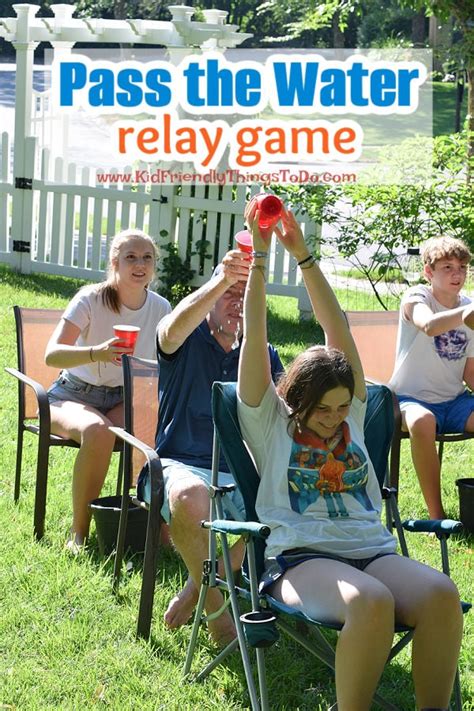 Pass the Water Game {Fun Summer Relay Race!} - Kid Friendly Things to Do