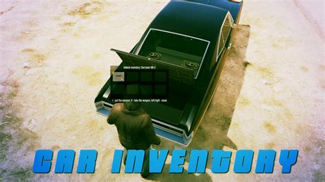 Car Inventory GTA5 Mods