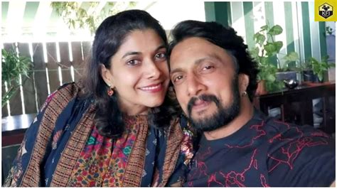 Kiccha Sudeep With Wife Priya Sudeep Beautiful Photos Sudeep