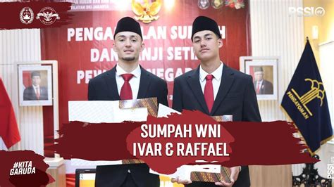 Pengambilan Sumpah Kewarganegaraan Rafael Struick Dan Ivar Jenner