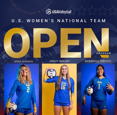 Ucla Women S Volleyball On Twitter Good Luck To Our Bruins Anna Dodson Ashley Mullen And