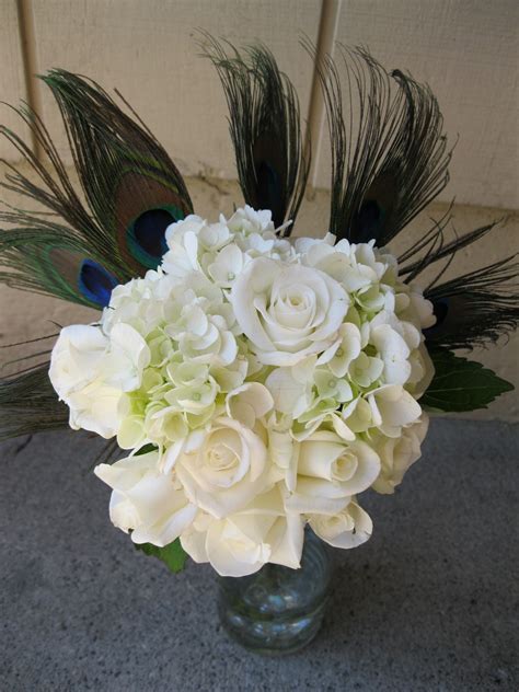 Bertoli Bridal And Design Peacock Feather Bouquets