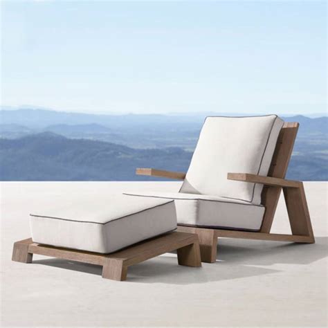 Modern Outdoor Patio Teak Wood Furniture Hotel All Weather Waterproof ...