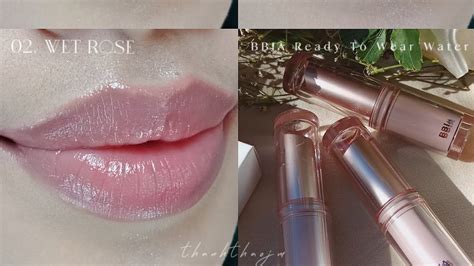 BBIA Ready To Wear Water New Lipstick Swatch Review By Jem Min