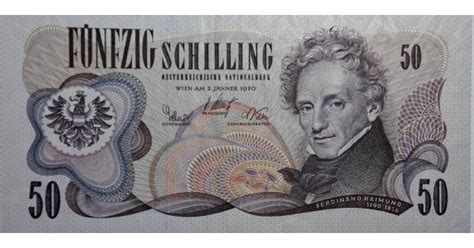 Bancnota De Colectie 50 SILINGI AUSTRIA UNC