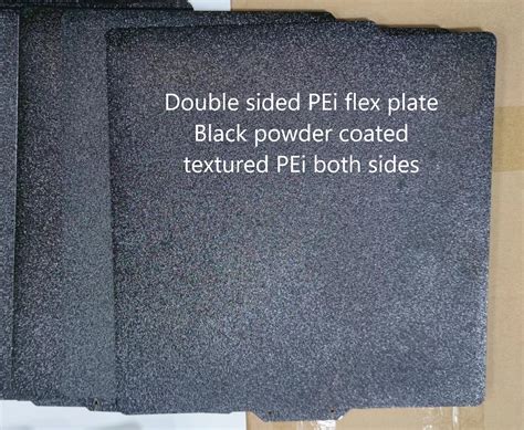 Bambu Labs X1 Pei Flex Plate Double Sided Textured Black Color